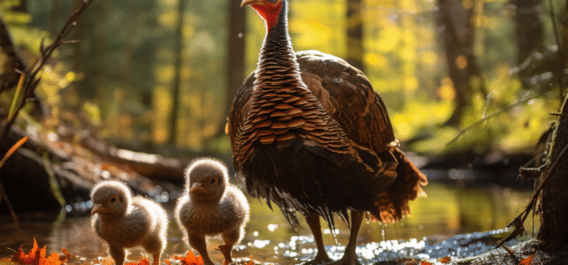 Initiation à la vie sauvage : le développement fascinant des jeunes galliformes