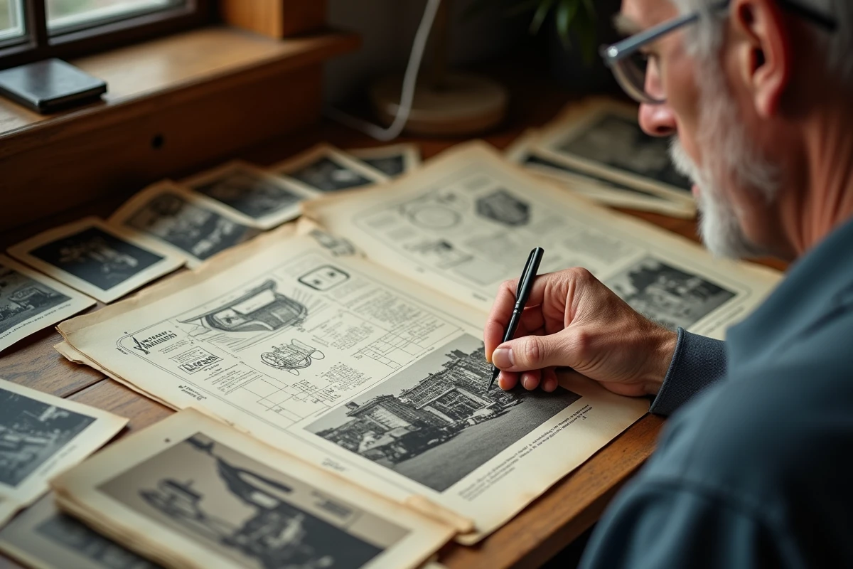 Documents historiques et archives photographiques retraçant l'histoire du fabricant de caravanes Rubis